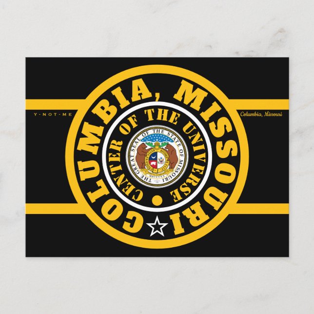 COMOCOU COLUMBIA, MO. (COU) 2 VYKORT (Framsida)