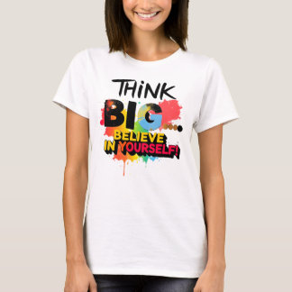 Comoda Camiseta De Mujer Con Mensaje Motivador T Shirt