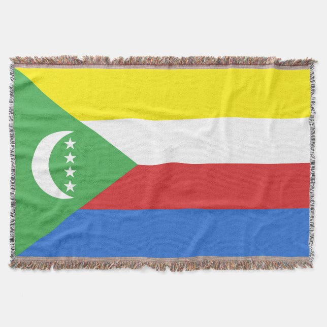 Comoros flagga filt (Framsidan)
