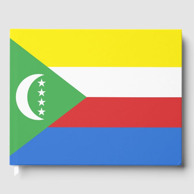 Comoros flagga gästböcker (Framsida)
