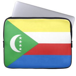 Comoros flagga laptop fodral