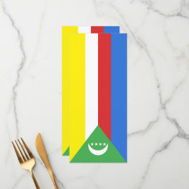 Comoros flagga meny