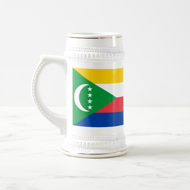 Comoros Flagga Sejdel (Vänster)