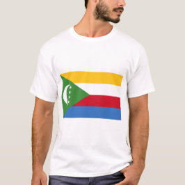 Comoros Flagga T Shirt