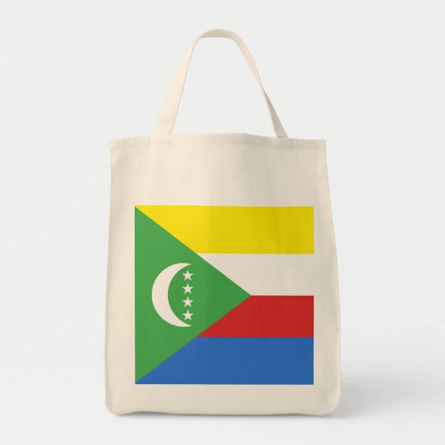 Comoros flagga tygkasse (Framsidan)