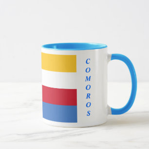 Comoros flaggamugg mugg