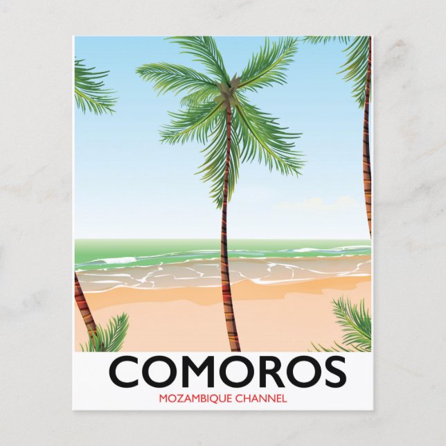 Comoros ö-semester affisch. (Framsida)