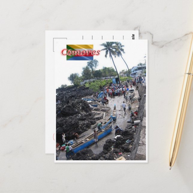 Comoros - Panorama - Vykort (Fram/Back In Situ)