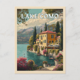 Comosjön – italiensk sjösidans charm vykort