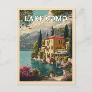Comosjön – italiensk sjösidans charm vykort