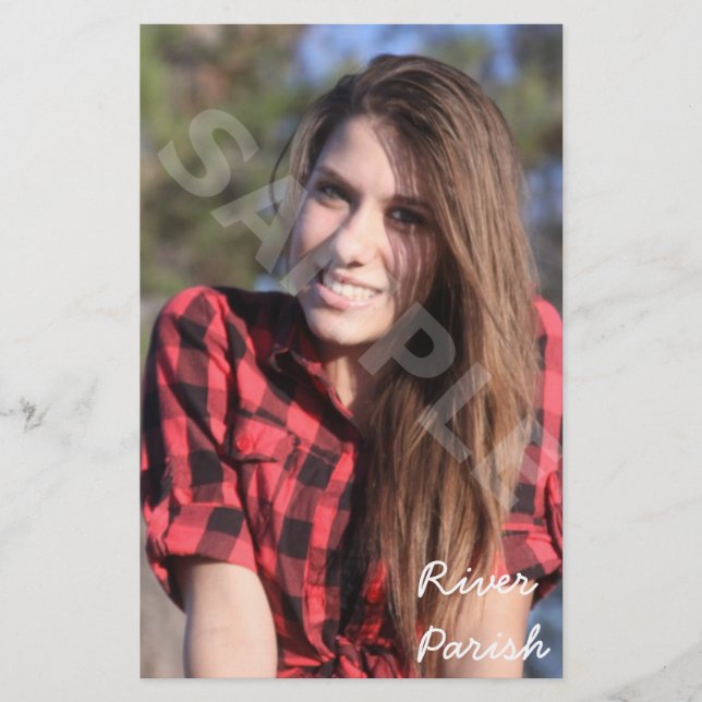 Comp Headshot-kort Skådespeleri Modellering Flygblad (Framsidan)