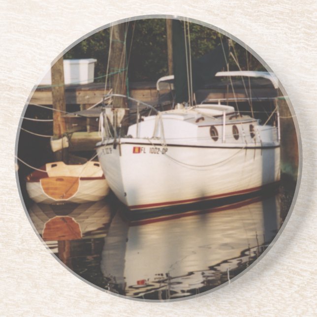 Compac Sailboat in Slip Underlägg (Framsidan)