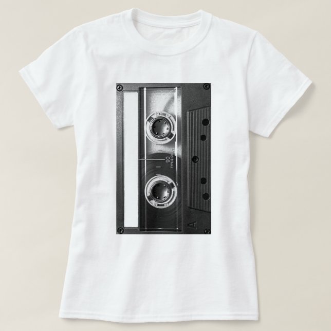 Compact Cassette-band T-shirt (Design framsida)