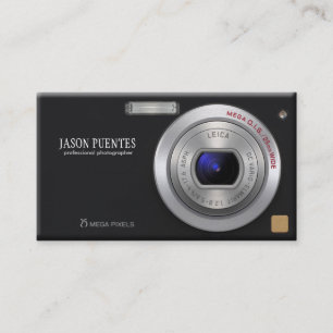 Compact Digital Camera Professionell Photograf Visitkort