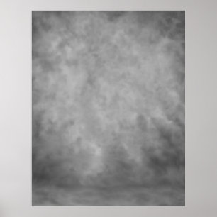 COMPACT PHOTO BACKDROP - Grått Fog Poster