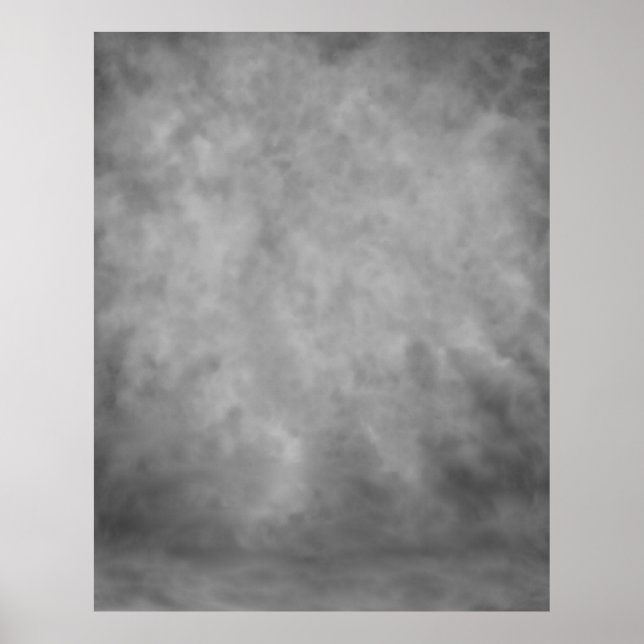 COMPACT PHOTO BACKDROP - Grått Fog Poster (Framsidan)