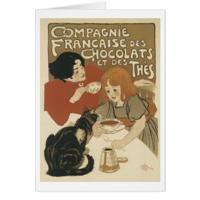 Compagnie Francaise Hälsningskort (Framsidan)