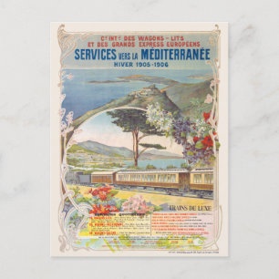 Compagnie Internationale des Wagons-lits Vintage P Vykort
