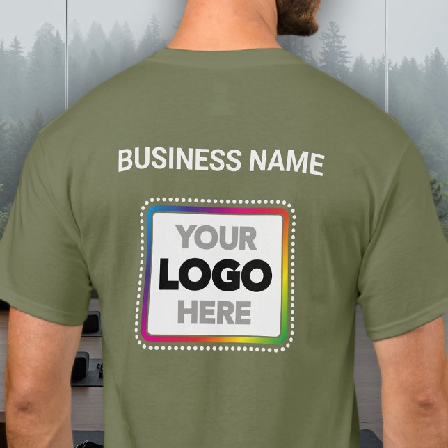 Company Branded Logo T-Shirt - Front & Back Print (Skapare uppladdad)