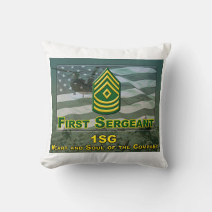 Company First Sergeant Gift Dekorativ kudde