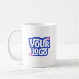 Company Logo Branded Simple Business Kaffemugg
