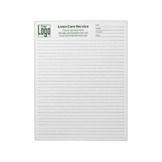 Company Logo College Rule Project Identifier Anteckningsblock