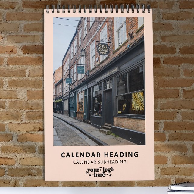 Company Logo Simple Modern Minimalist Promotional Kalender (Skapare uppladdad)