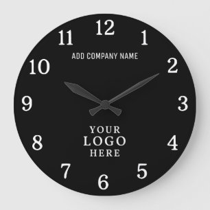 Company Logotyp Business Namn Corporate Branded Pr Stor Klocka