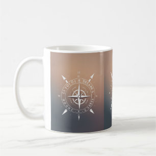 Compass Design Modren Mugg