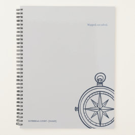 Compass Hard Cover Planner- Midnight Cartographer 