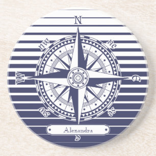 Compass Ro Blue Rand Underlägg Sandsten