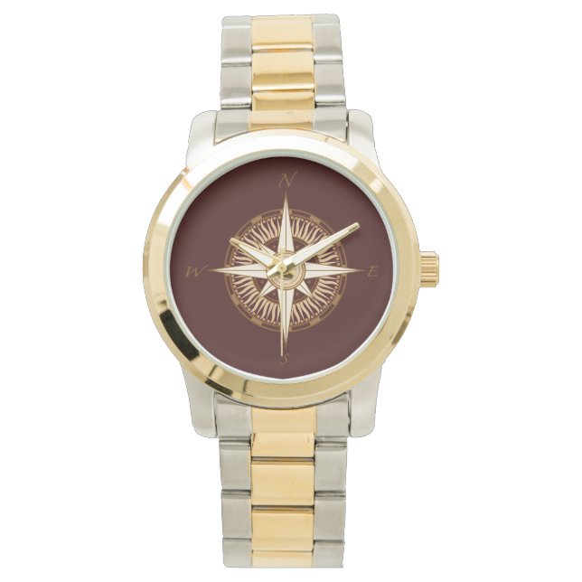 Compass Ro Brown Watch Armbandsur (Framsida)