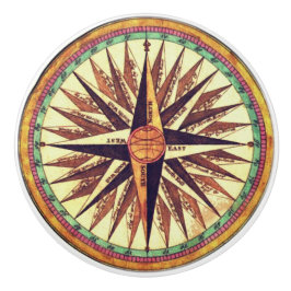 Compass Ro keramisk dörrdragning Knopp