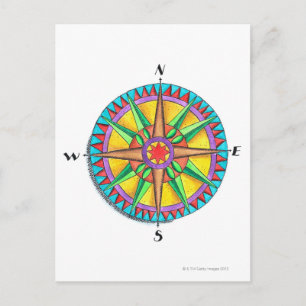 Compass Ro Vykort