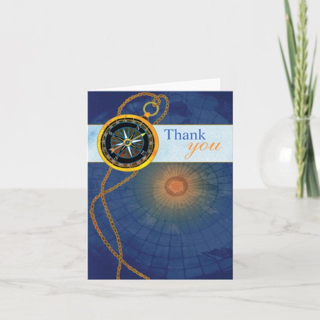 Compass + World Map Business - tackkort (Framsida)
