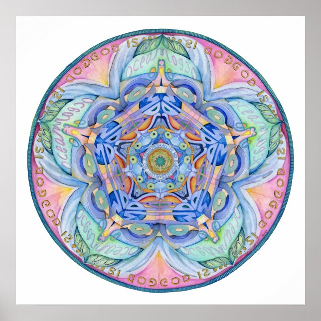 Compassion Mandala Poster (Framsidan)