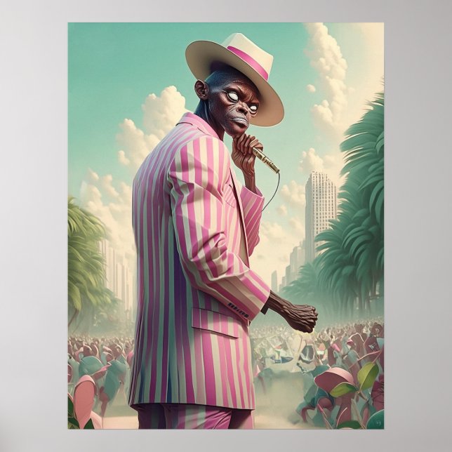 Compère - Surrealist Art Poster (Framsidan)