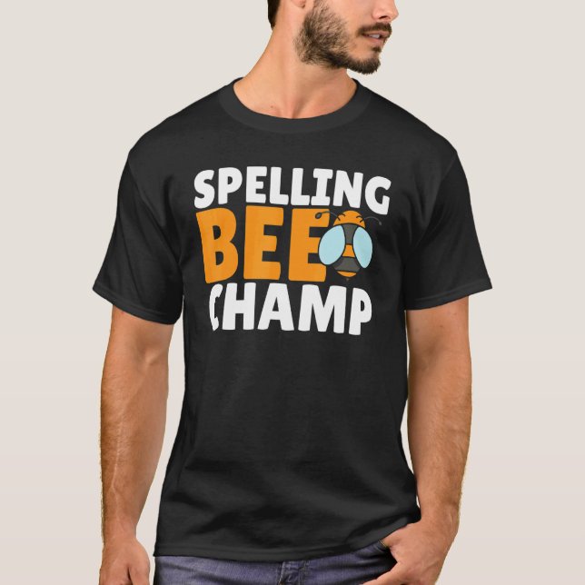 Competitive Spelling Contest Word Nerd Spelling Be T Shirt (Framsida)