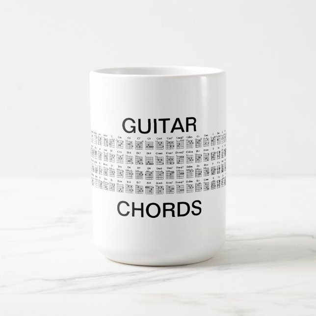 Complete Guitar Chords 15oz Kaffemugg (Center)