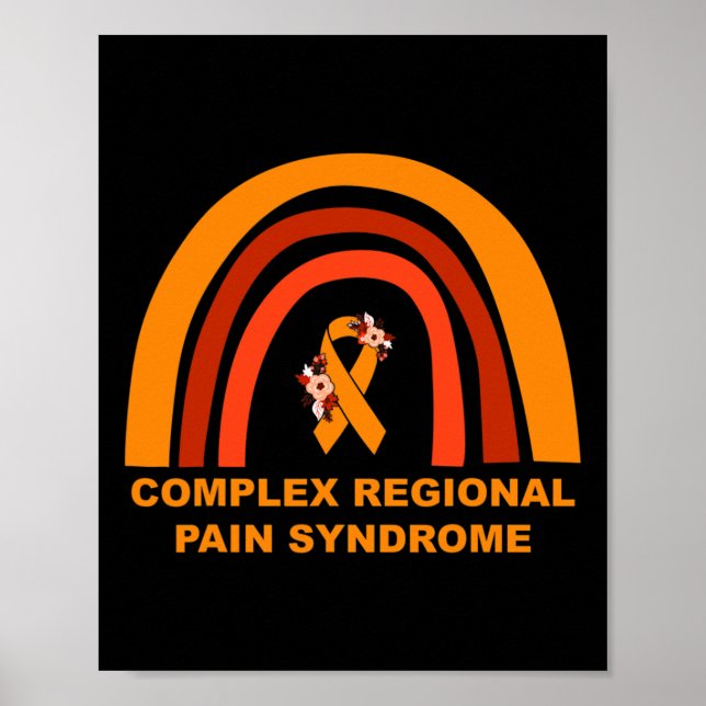 Complex Regional Pain Syndrome Awareness Crps Oran Poster (Framsidan)