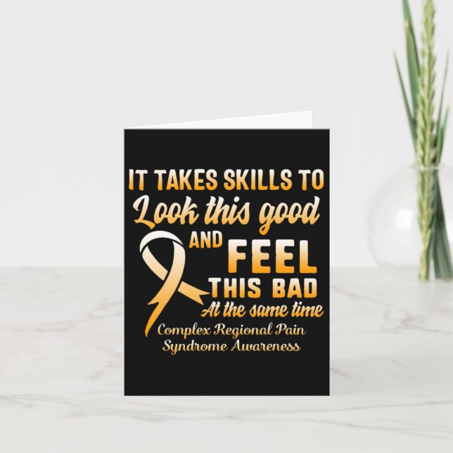 Complex Regional Pain Syndrome Awareness Crps Supp Kort (Framsida)