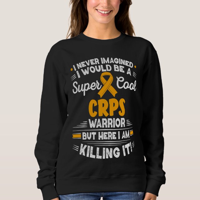 Complex Regional Pain Syndrome Cool CRPS Warrior C T Shirt (Framsida)
