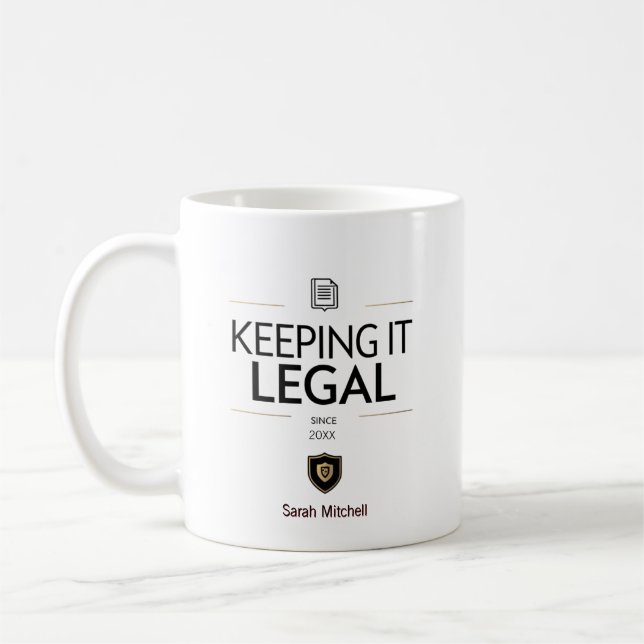 Compliance Officer Personalized Kaffemugg (Vänster)