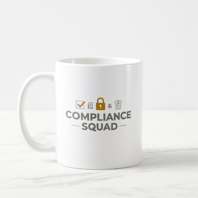 Compliance Squad – Legal Team Kaffemugg (Vänster)