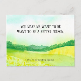 Compliment säger något Nicedagen den 1 juni Vykort