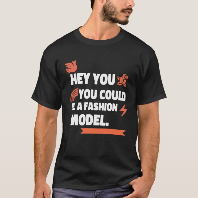 Compliment You Could Model Amazing LGBTQ Spreading T Shirt (Framsida)
