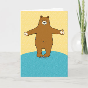 Complimentary Bear Hug Birthday Kort