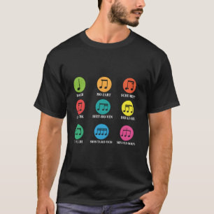 Composers Al Music Musik noter T Shirt