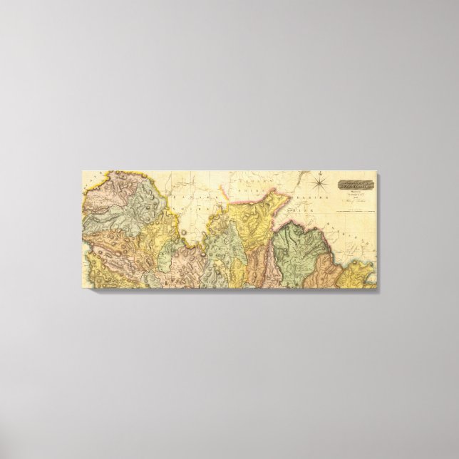 Composite Dumfriesshire Canvastryck (Framsida)