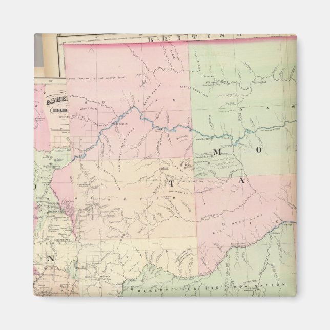 Composite Montana, Idaho Magnet (Framsidan)